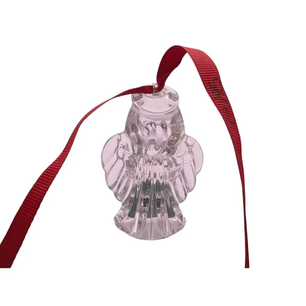 Retired Christmas Endearments Waterford Crystal Angel - Second In A Series